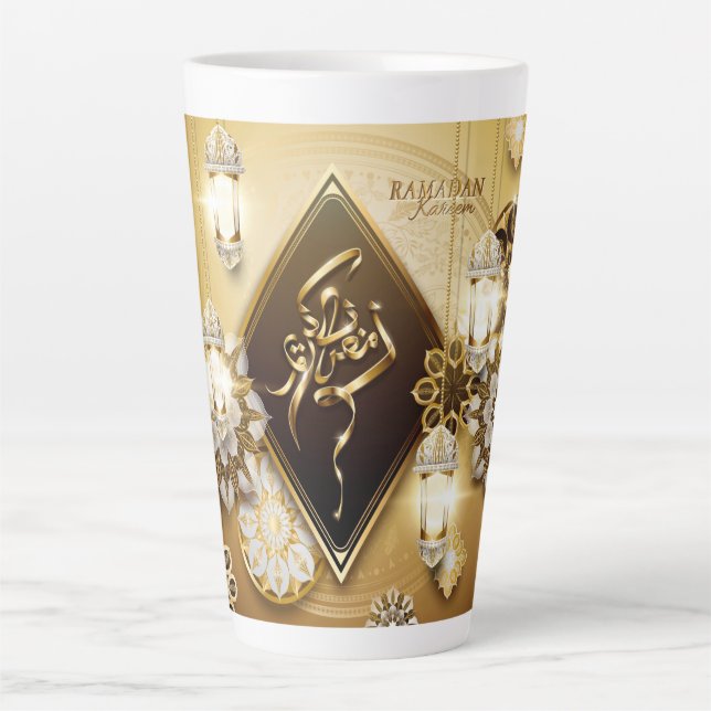 Ramadan Kareem Latte Tasse (Vorderseite)