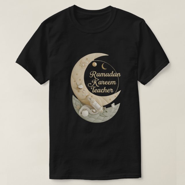 Ramadan Kareem Lehrer-Shirt | Islamischer Feiertag T-Shirt (Design vorne)