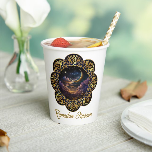 RAMADAN KAREEM MUBARAK 2024 EID MUBARAK PAPPBECHER (In Situ)