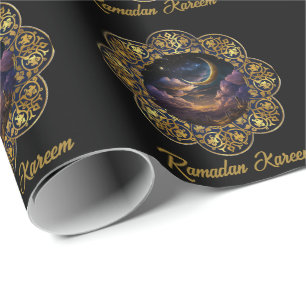 RAMADAN KAREEM MUBARAK 2026 GESCHENKPAPIER