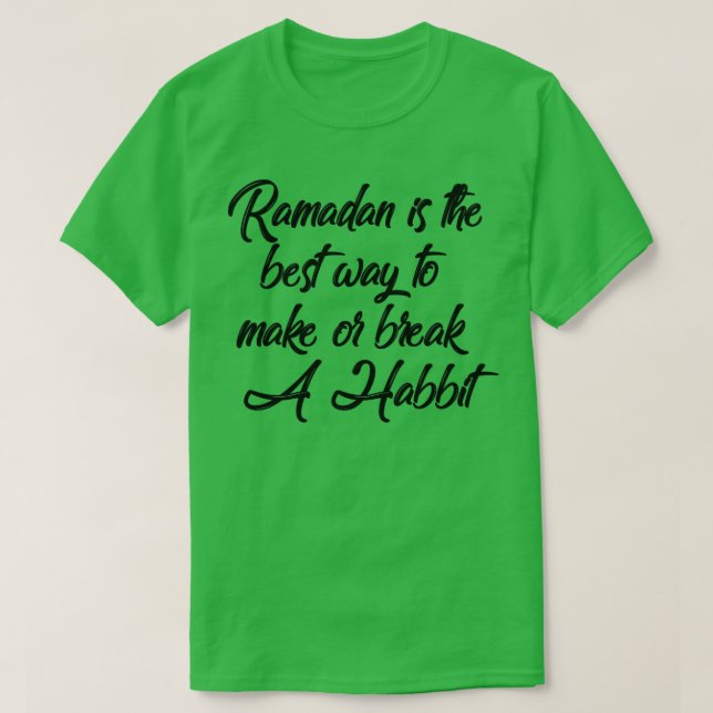 Ramadan Kareem Mubarak Faßgeschenk T-Shirt (Design vorne)