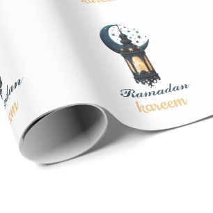 Ramadan Kareem Mubarak Lantern ramadan 2024 Geschenkpapier