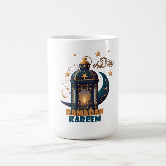 Ramadan Kareem Mubarak Lantern ramadan 2024 Kaffeetasse (Mittel)