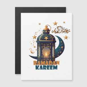 Ramadan Kareem Mubarak Lantern ramadan 2024 Magnetkarte