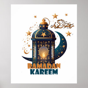 Ramadan Kareem Mubarak Lantern ramadan 2024 Poster