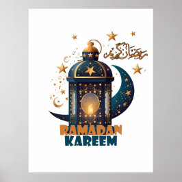 Ramadan Kareem Mubarak Lantern ramadan 2024 Poster