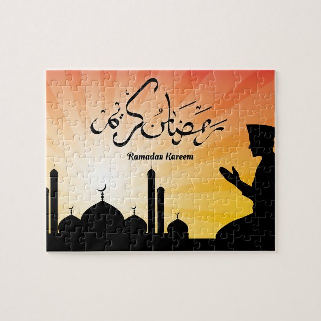 Ramadan Kareem Muslim Islamische Kunst Puzzle (Horizontal)