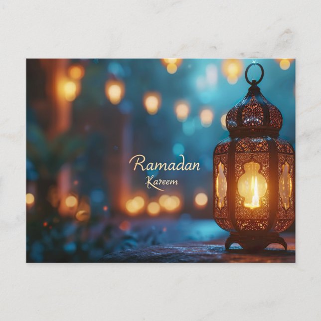 Ramadan Kareem Postcard Feiertagspostkarte (Vorderseite)