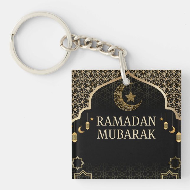 Ramadan Kareem Ramadan Mubarak Keychain Schlüsselanhänger (Vorderseite)