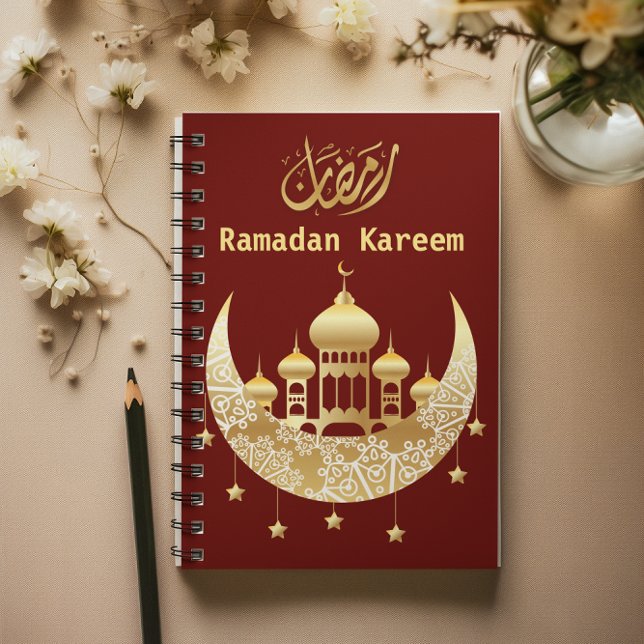 Ramadan Kareem Ramadan Mubarak Notizblock (Von Creator hochgeladen)