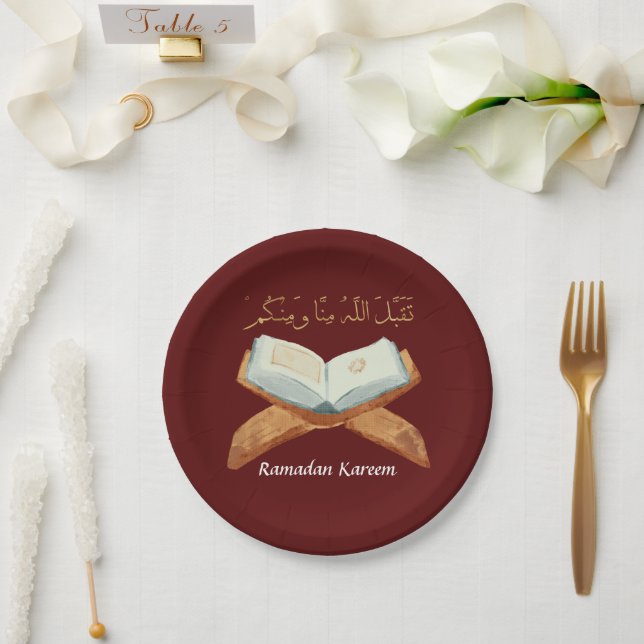 Ramadan Kareem Ramadan Mubarak Paper Tellers Pappteller (Hochzeit)