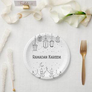 Ramadan Kareem Ramadan Mubarak Pappteller