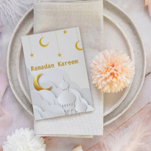 Ramadan Kareem Ramadan Mubarak Postkarte