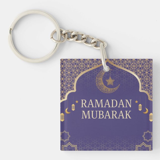 Ramadan Kareem Ramadan Mubarak Schlüsselanhänger (Vorderseite)
