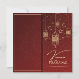Ramadan Kareem Raman Wünsche Feiertagskarte