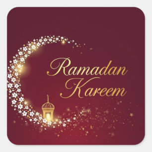 Ramadan Kareem Rund Sticker Geschenk