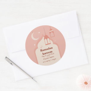 Ramadan Kareem Runder Aufkleber