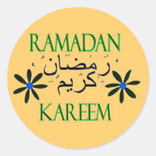 Ramadan Kareem Runder Aufkleber
