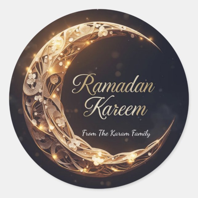 Ramadan Kareem theme gift Sticker for celebration (Vorderseite)