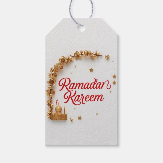Ramadan Kareem theme gift Sticker for celebration  Geschenkanhänger (Vorderseite)