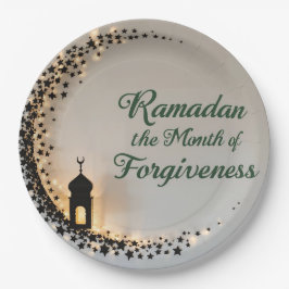 Ramadan Kareem theme gift Tag for celebration Pappteller