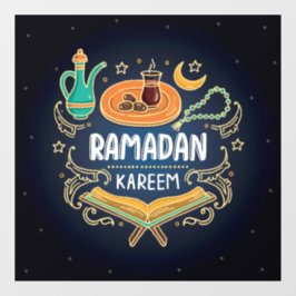 Ramadan Kareem Zuhause oder Business Fensteraufkleber