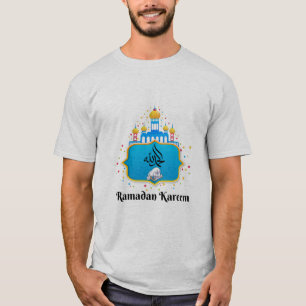 Ramadan Karemm auf Arabisch und Eid Mubarak T-Shirt
