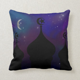 Ramadan Moschee mit Magischer Night Sky Kissen