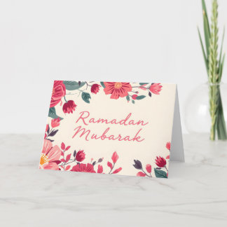 Ramadan Mubarak 2026 greeting card Dankeskarte