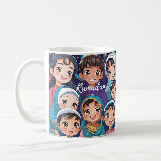 Ramadan Mubarak Anime Tasse (Links)