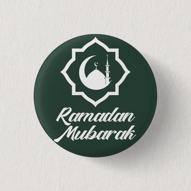 Ramadan Mubarak Button (Vorderseite)
