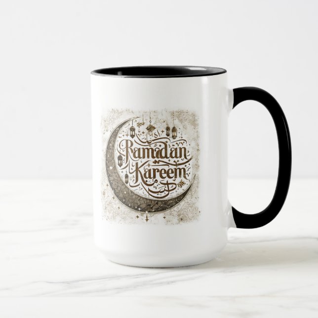 Ramadan Mubarak Celebration Traditionelle Laternen Tasse (Rechts)
