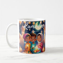 Ramadan Mubarak Children Laughing Tasse