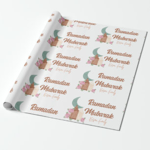 Ramadan Mubarak Dekoration Benutzerdefinierter Nam Geschenkpapier