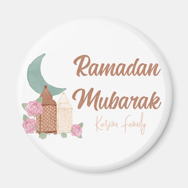 Ramadan Mubarak Dekoration Benutzerdefinierter Nam Magnet (Vorne)