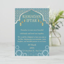 Ramadan Mubarak Einladungen – Elegante Familien-If