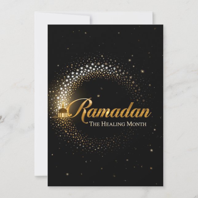 Ramadan MubaraK Feiertagskarte (Vorderseite)