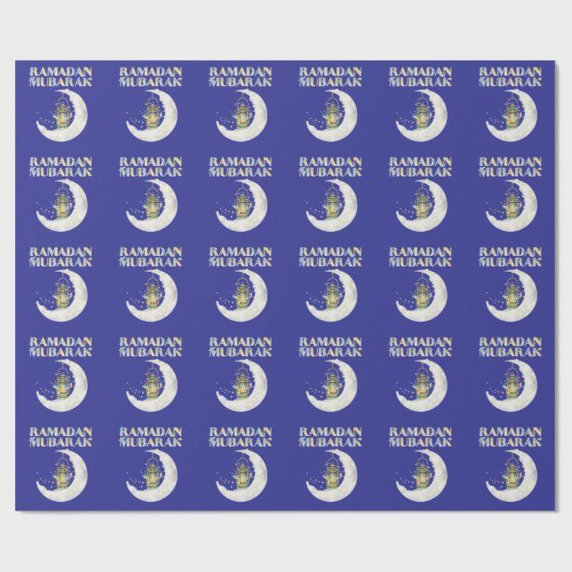 Ramadan Mubarak Geschenkpapier (Flach)
