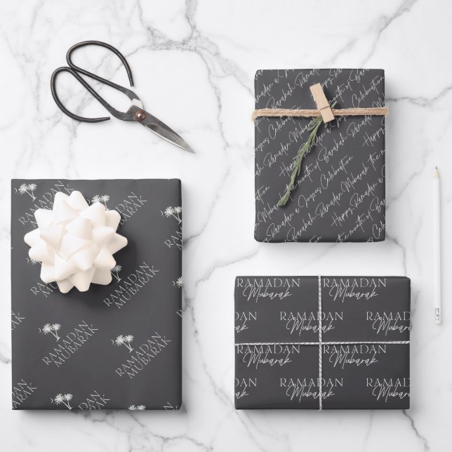 Ramadan Mubarak Geschenkpapier Set (Vorderseite)