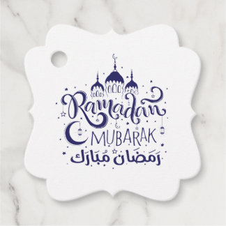Ramadan Mubarak Geschenktag Geschenkanhänger