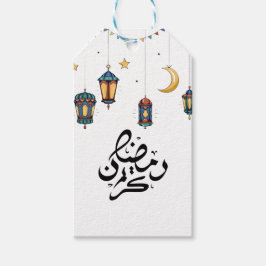 Ramadan Mubarak Grußkarte Geschenkanhänger