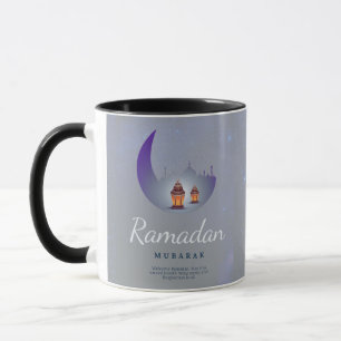 Ramadan Mubarak Halbmond Laterne Kunst Tasse