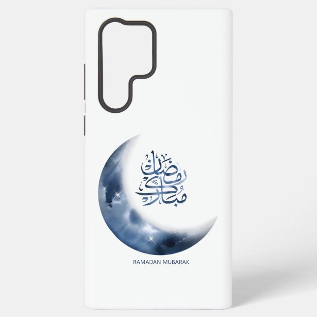 Ramadan Mubarak in arabischer Kalligrafie ر م ض ا  Samsung Galaxy Hülle (Rückseite)