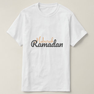 Ramadan Mubarak   Islamischer Typografischer T - S T-Shirt