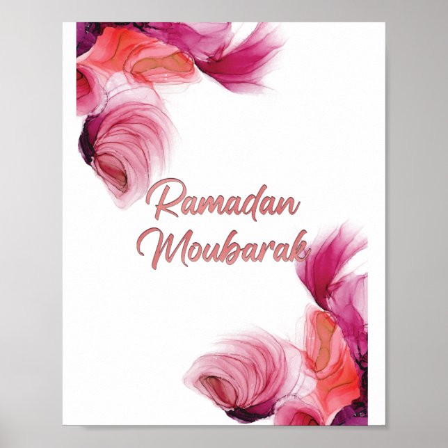 Ramadan Mubarak islamitische Kunst Poster (Vorne)