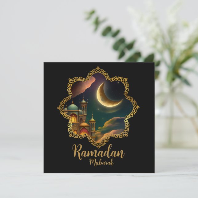 RAMADAN MUBARAK KAREEM 2024 ANKÜNDIGUNG (Stehend Vorderseite)