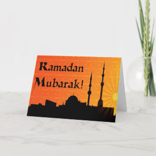 Ramadan Mubarak Karte