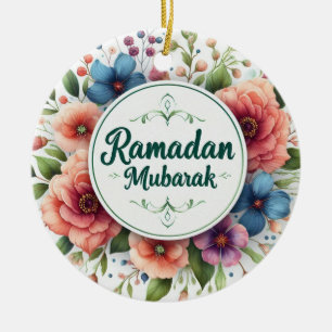 Ramadan Mubarak Keramik Ornament
