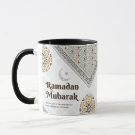 Ramadan Mubarak Mandala Crescent Art Tasse