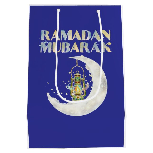 Ramadan Mubarak Mittlere Geschenktüte (Rückseite)